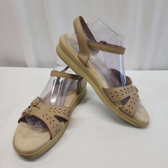 SAS Size 11 Women's Duo Quarter Strap Sandals Warm Stone O - Picture 2 of 9